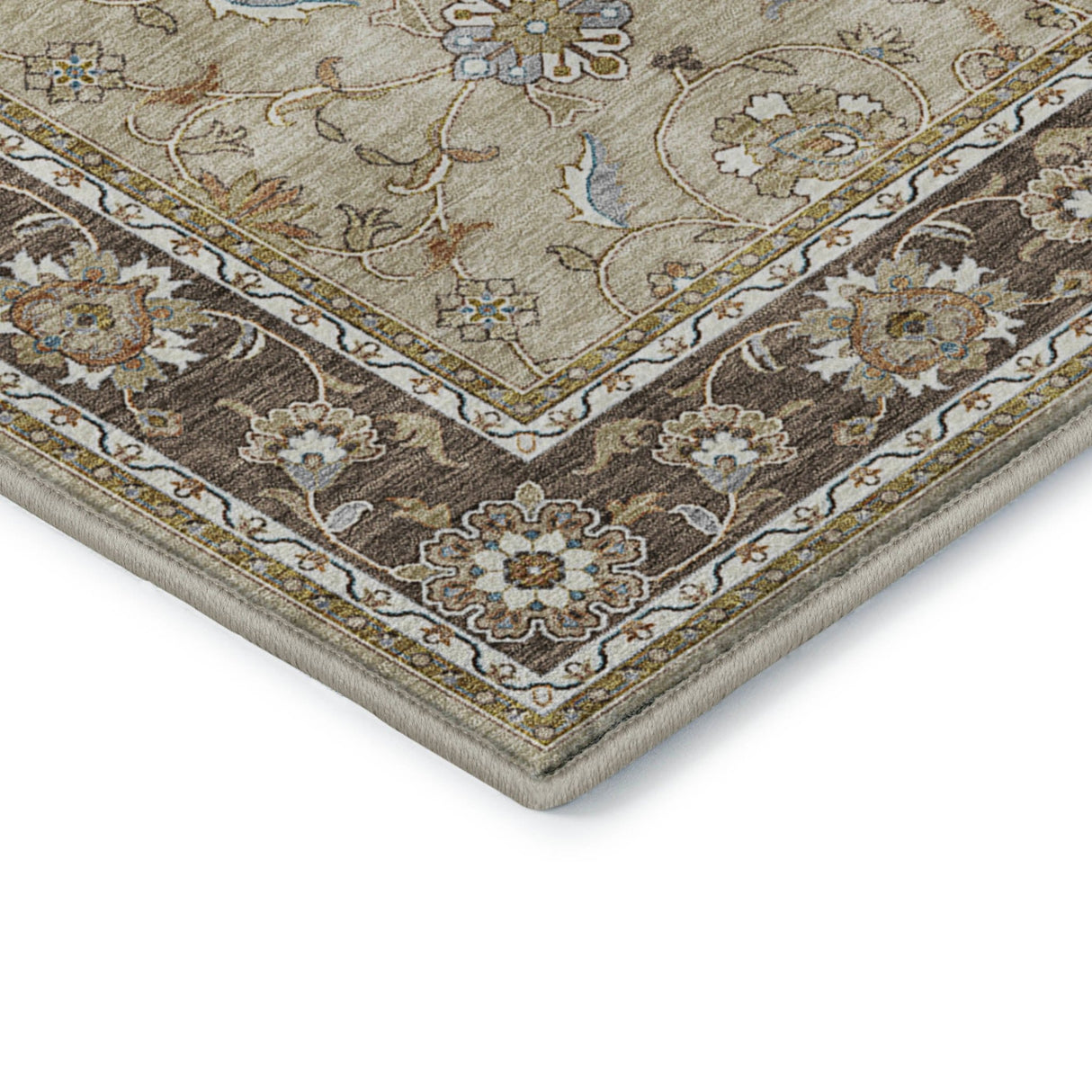 Dalyn Hatay HY1 Beige Rug corner detail