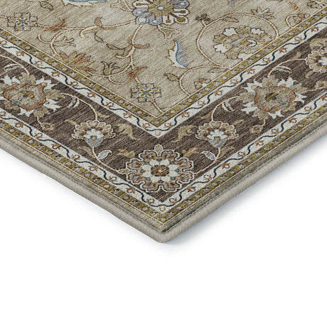 Dalyn Hatay HY1 Beige Rug corner detail
