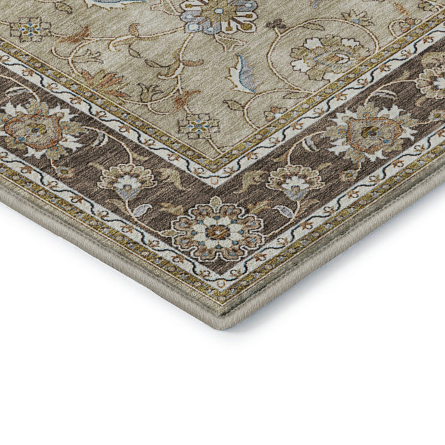 Dalyn Hatay HY1 Beige Rug corner detail