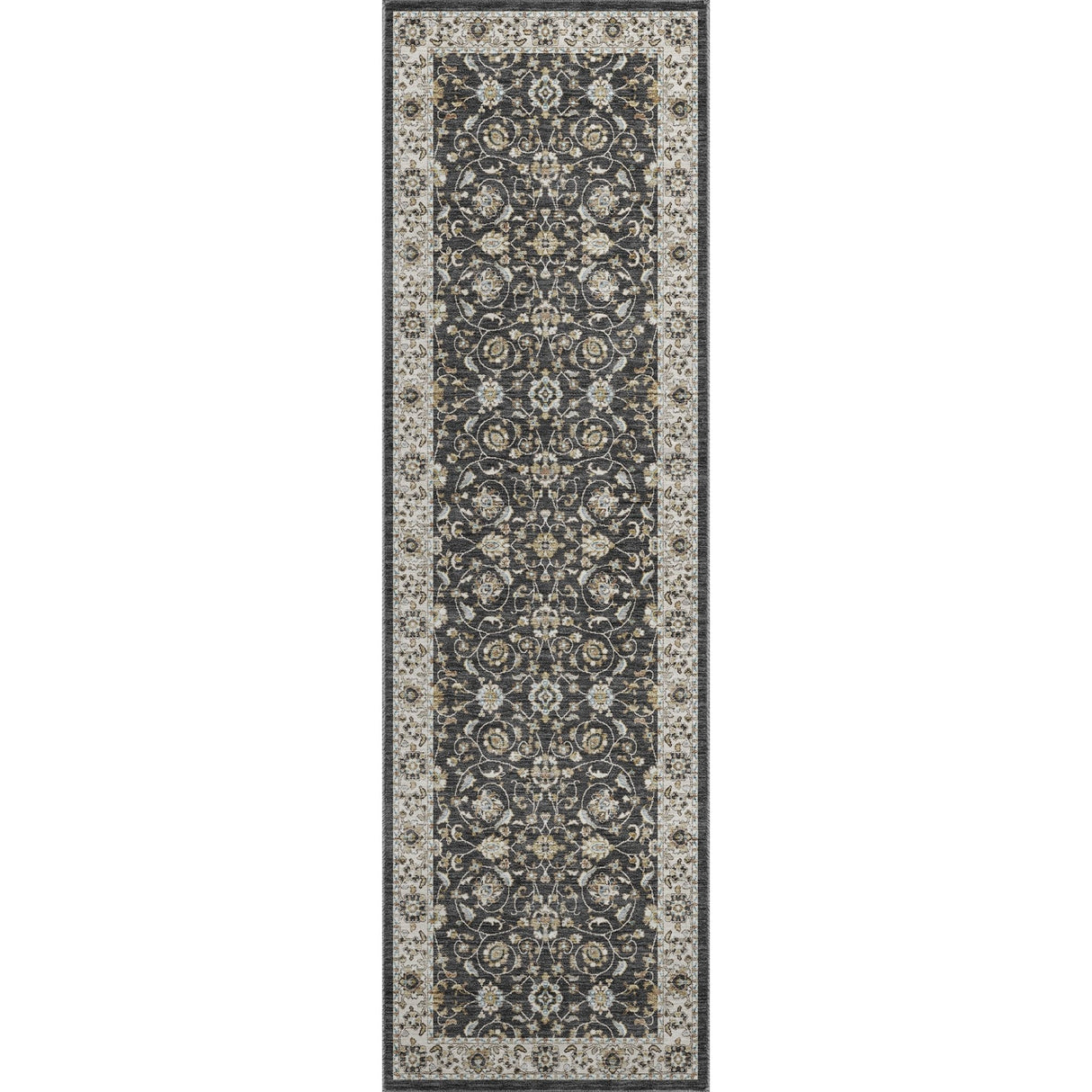 Dalyn Hatay HY1 Black Rug runner rug