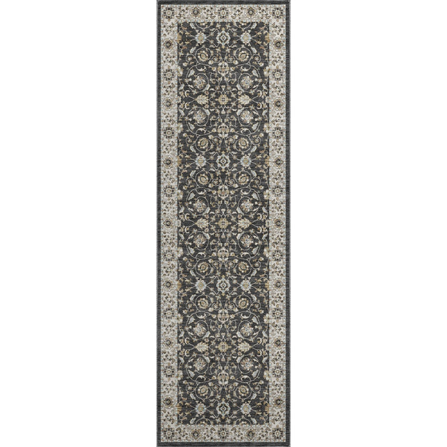 Dalyn Hatay HY1 Black Rug runner rug