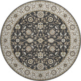 Dalyn Hatay HY1 Black Rug round rug