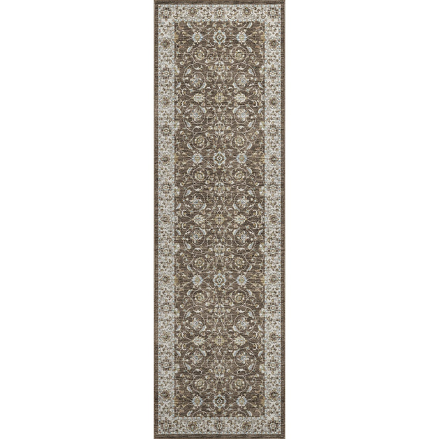 Dalyn Hatay HY1 Chocolate Rug runner rug