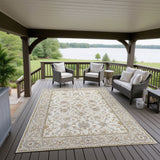 Dalyn Hatay HY1 Ivory Rug outdoor lifestyle image