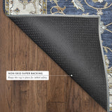 Dalyn Hatay HY1 Navy Rug backing detail