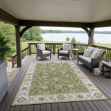 Dalyn Hatay HY1 Olive Rug outdoor lifestyle image