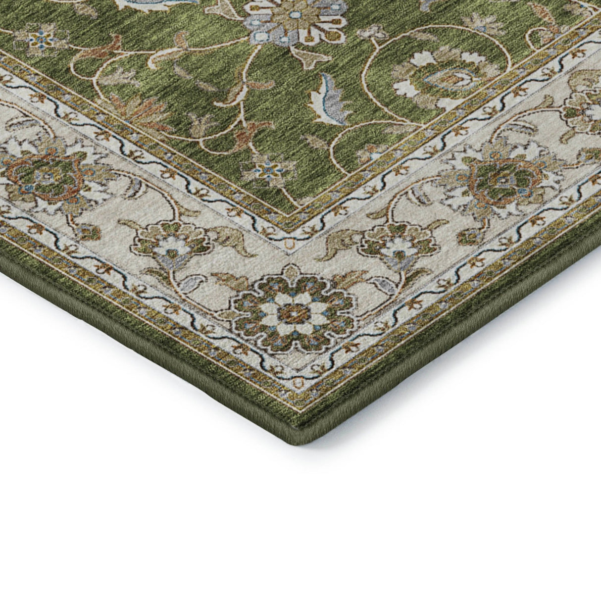 Dalyn Hatay HY1 Olive Rug corner detail