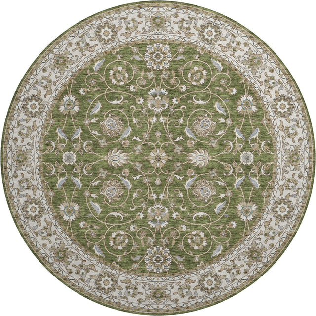 Dalyn Hatay HY1 Olive Rug round rug