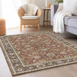 Dalyn Hatay HY1 Paprika Rug shown in a room