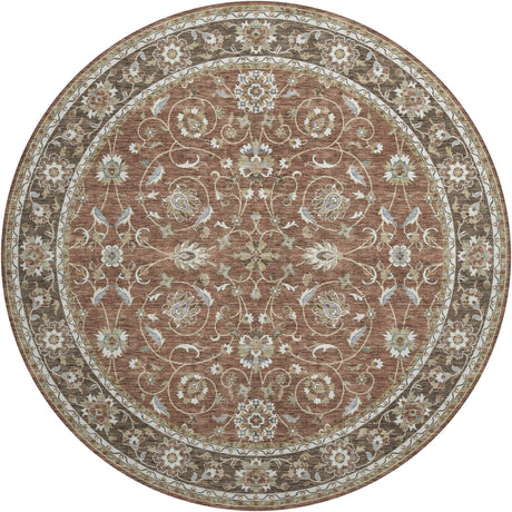 Dalyn Hatay HY1 Paprika Rug round rug
