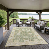 Dalyn Hatay HY2 Aloe Rug outdoor lifestyle image