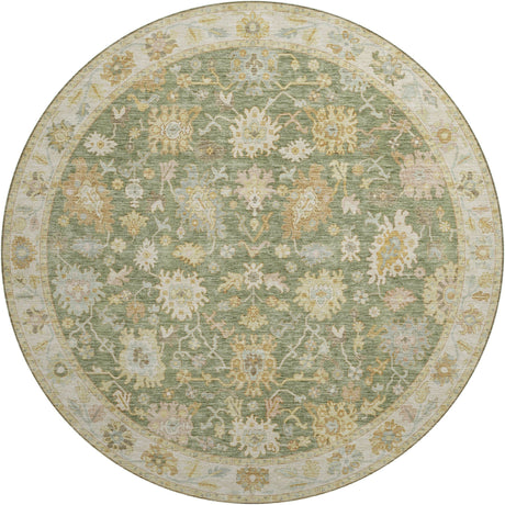 Dalyn Hatay HY2 Aloe Rug round rug