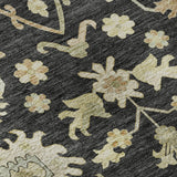 Dalyn Hatay HY2 Black Rug color swatch