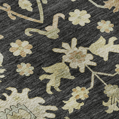 Dalyn Hatay HY2 Black Rug color swatch