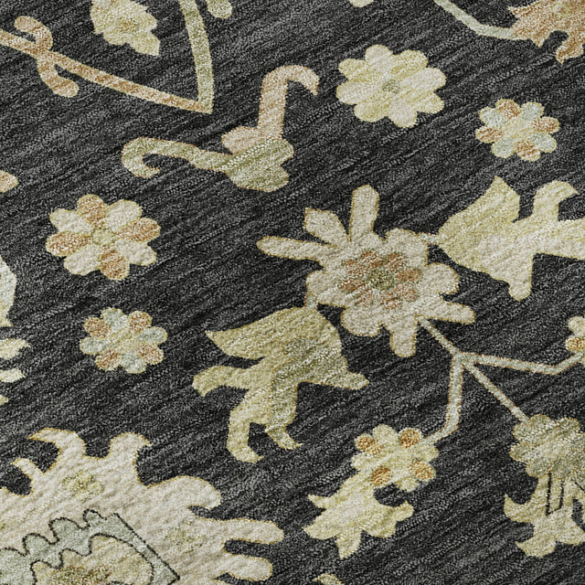 Dalyn Hatay HY2 Black Rug color swatch