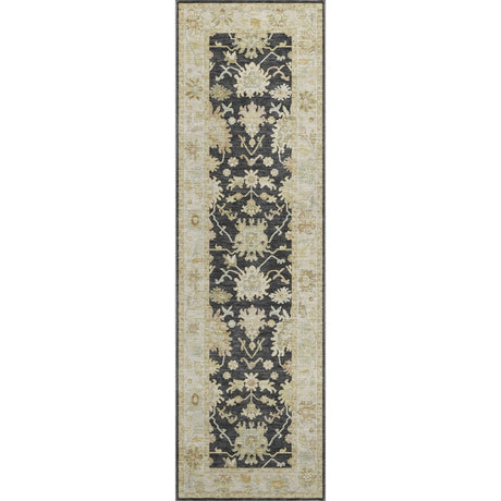 Dalyn Hatay HY2 Black Rug runner rug