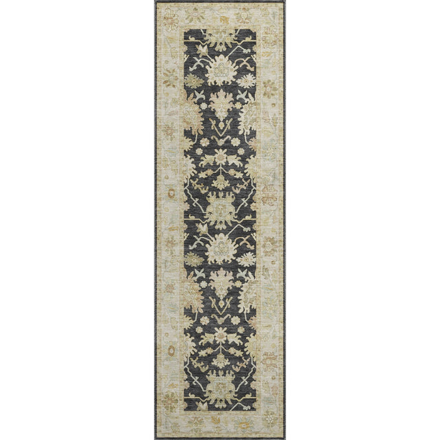 Dalyn Hatay HY2 Black Rug runner rug