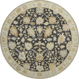 Dalyn Hatay HY2 Black Rug round rug