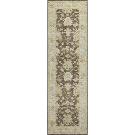 Dalyn Hatay HY2 Chocolate Rug runner rug