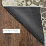 Dalyn Hatay HY2 Chocolate Rug backing detail