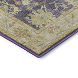 Dalyn Hatay HY2 Eggplant Rug corner detail