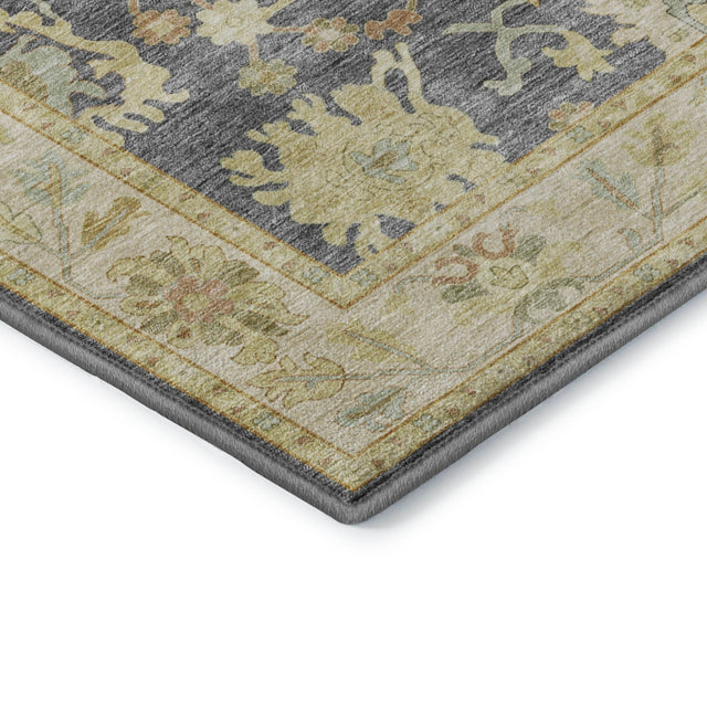 Dalyn Hatay HY2 Gray Rug corner detail