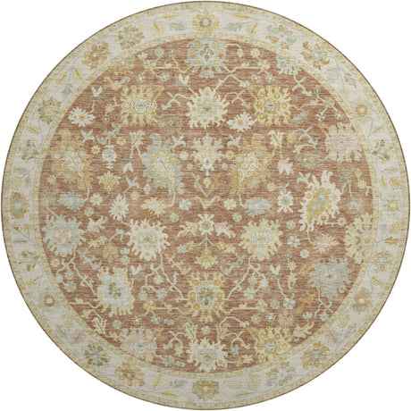 Dalyn Hatay HY2 Paprika Rug round rug