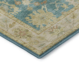 Dalyn Hatay HY2 Teal Rug corner detail