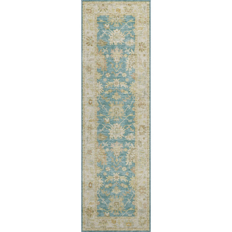 Dalyn Hatay HY2 Teal Rug runner rug