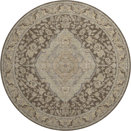 Dalyn Hatay HY3 Chocolate Rug round rug