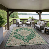 Dalyn Hatay HY3 Emerald Rug outdoor lifestyle image