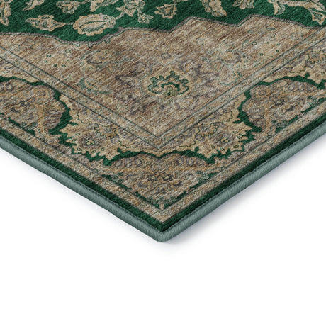 Dalyn Hatay HY3 Emerald Rug corner detail