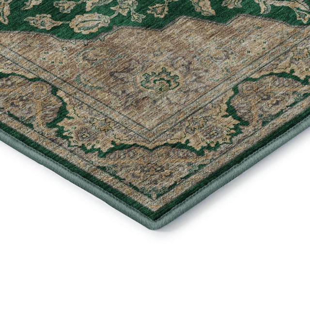 Dalyn Hatay HY3 Emerald Rug corner detail
