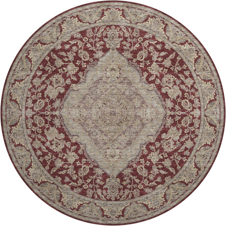 Dalyn Hatay HY3 Garnet Rug round rug