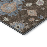 Dalyn Hatay HY4 Chocolate Rug corner detail
