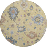 Dalyn Hatay HY4 Gold Rug round rug