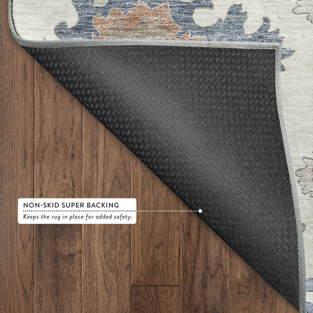 Dalyn Hatay HY4 Ivory Rug backing detail