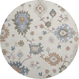 Dalyn Hatay HY4 Ivory Rug round rug