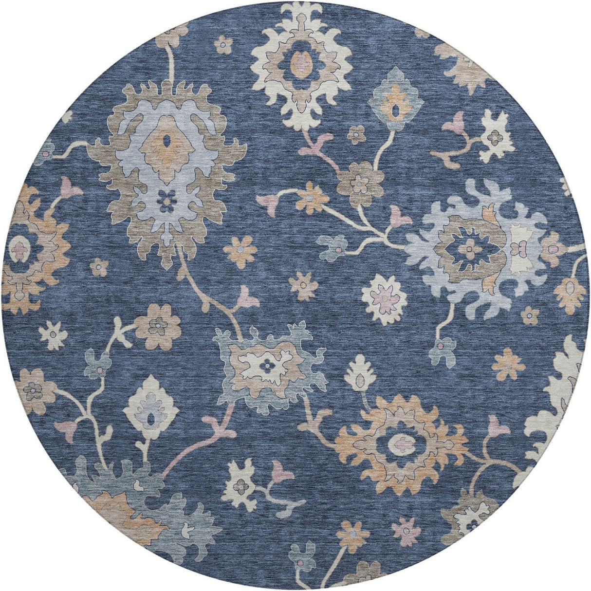 Dalyn Hatay HY4 Navy Rug round rug