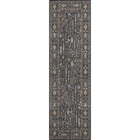 Dalyn Hatay HY5 Black Rug runner rug