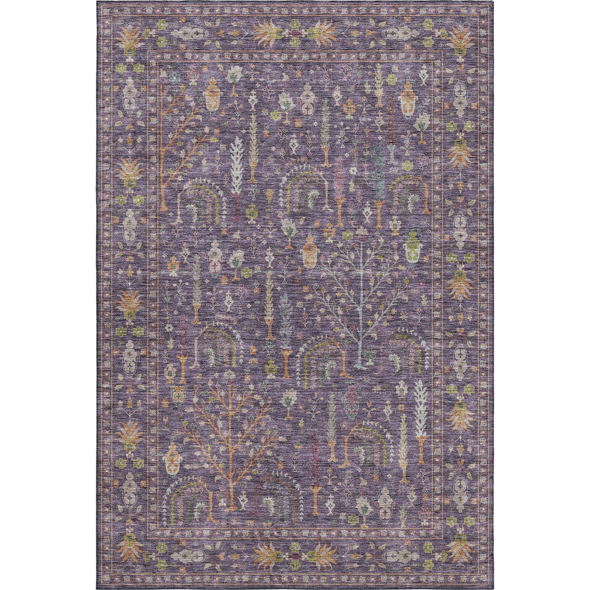 Dalyn Hatay HY5 Eggplant Rug main image