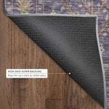 Dalyn Hatay HY5 Eggplant Rug backing detail