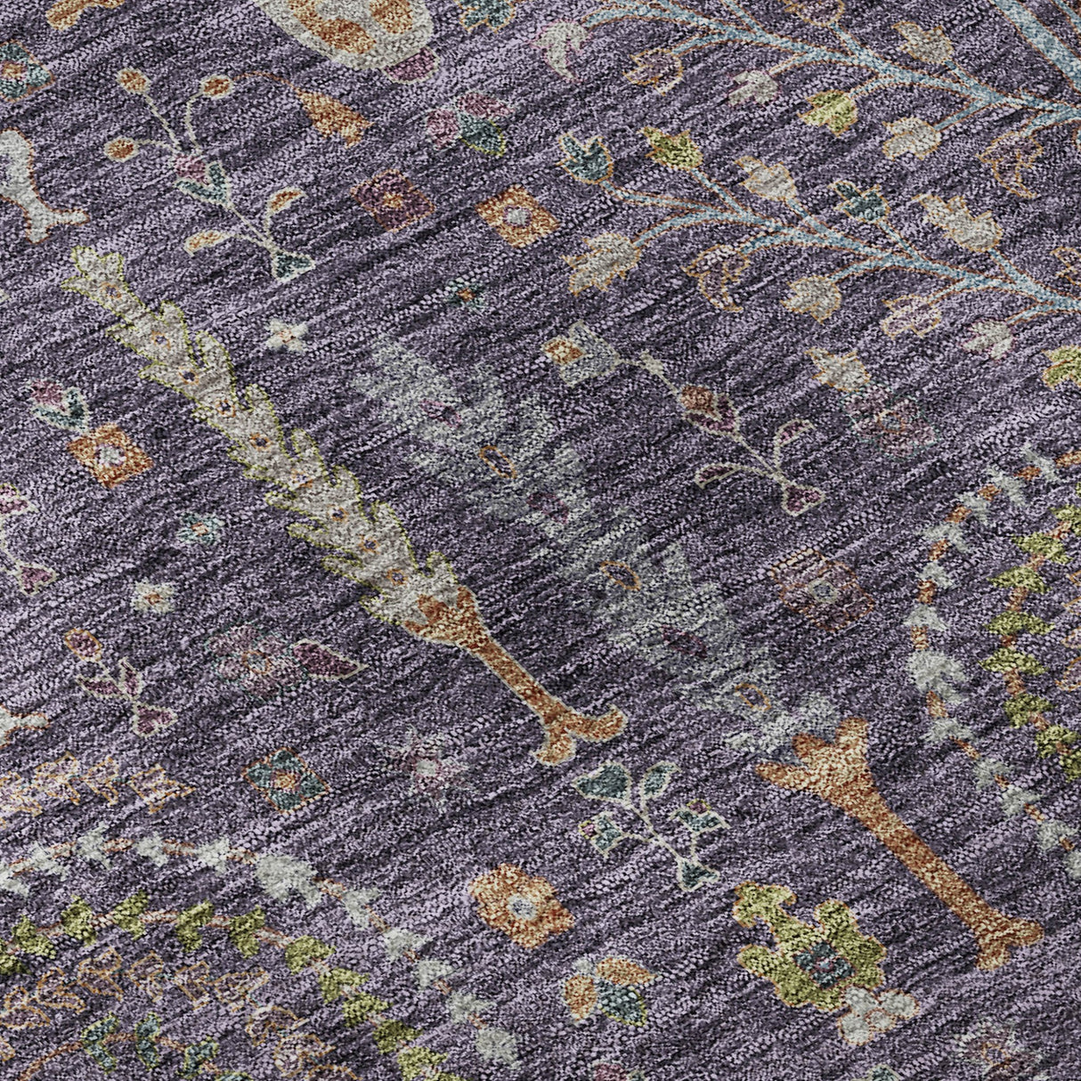 Dalyn Hatay HY5 Eggplant Rug color swatch