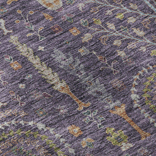 Dalyn Hatay HY5 Eggplant Rug color swatch