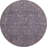Dalyn Hatay HY5 Eggplant Rug round rug