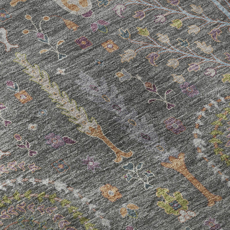 Dalyn Hatay HY5 Gray Rug color swatch