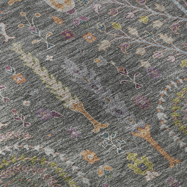 Dalyn Hatay HY5 Gray Rug color swatch
