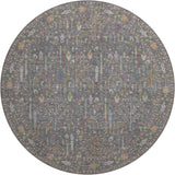 Dalyn Hatay HY5 Gray Rug round rug