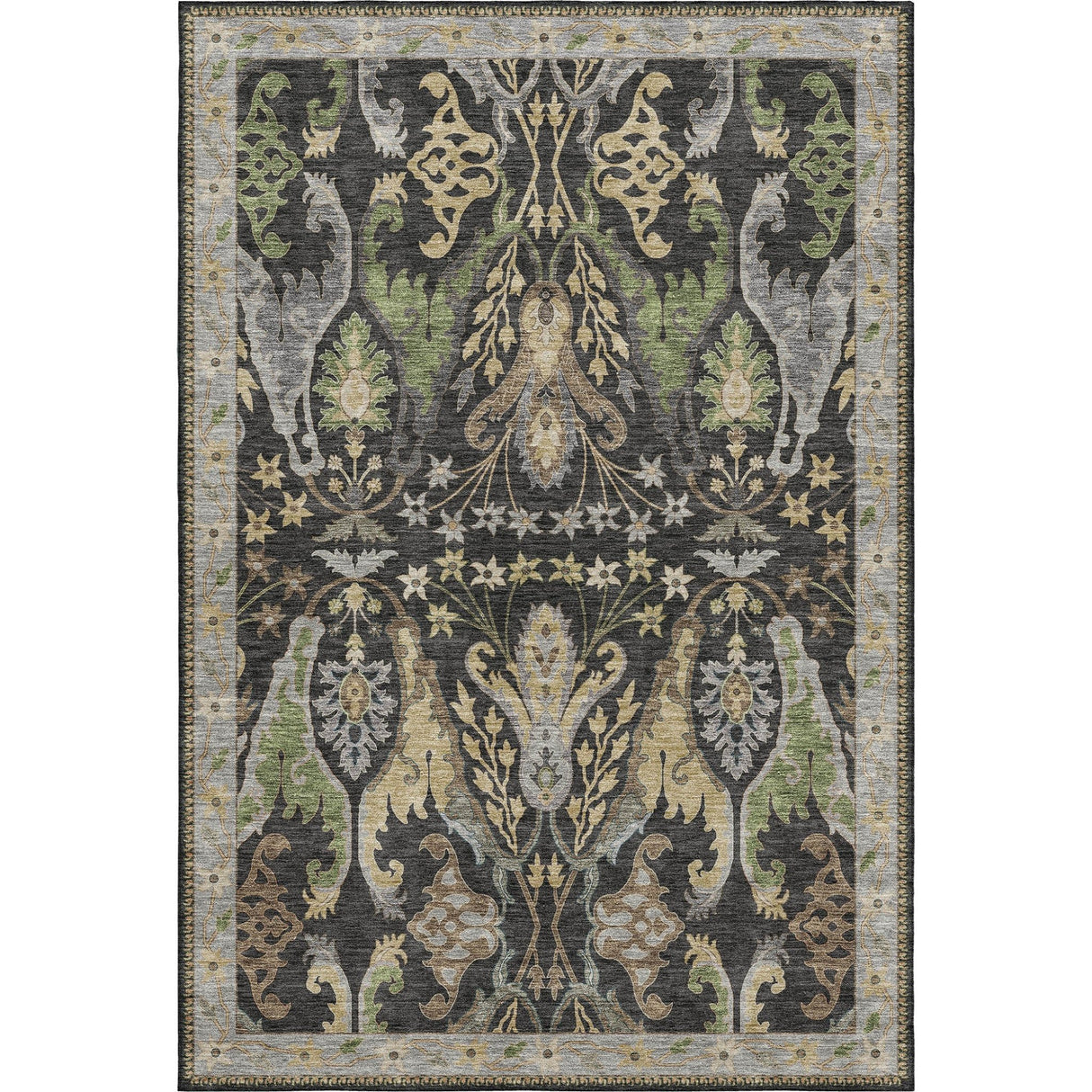 Dalyn Hatay HY6 Black Rug main image