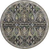 Dalyn Hatay HY6 Black Rug round rug